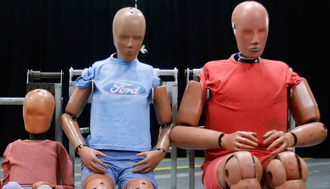 Crash-Test Dummies Are Getting Older, Like Real Americans