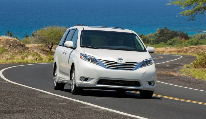 2017 Toyota Sienna - Los mejores autos para viajar en la carretera