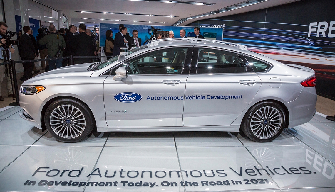 Ford Fusion self driving car