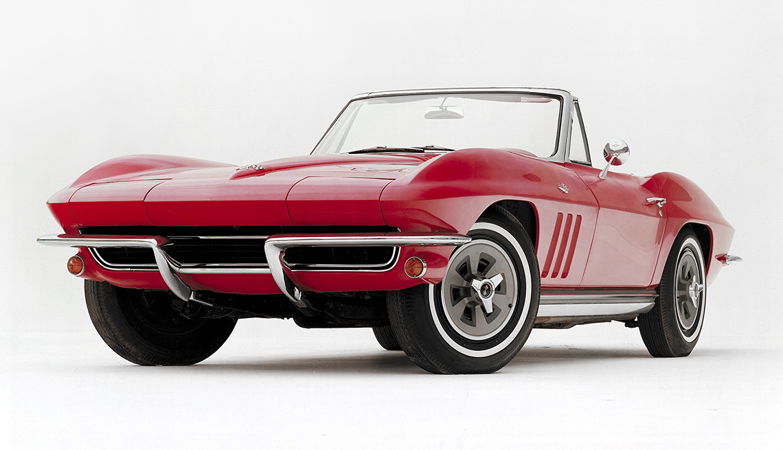 item 2 of Gallery image - Chevrolet Corvette convertible rojo de 1965