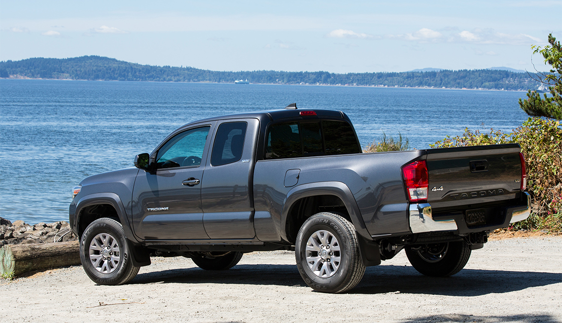 item 1 of Gallery image - gray Toyota Tacoma
