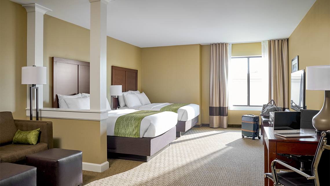 Hotel rooms 2 queen beds 