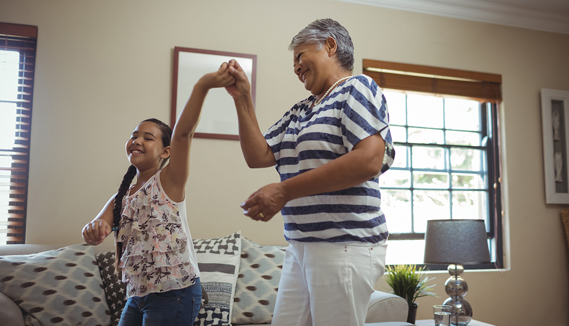 Smiling Grandmother Dancing with Granddaughter, Quaker Oats, The Power of You