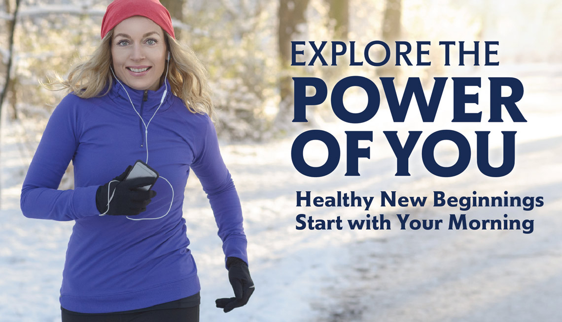 Woman Running in Winter, Quaker Oats, The Power of You