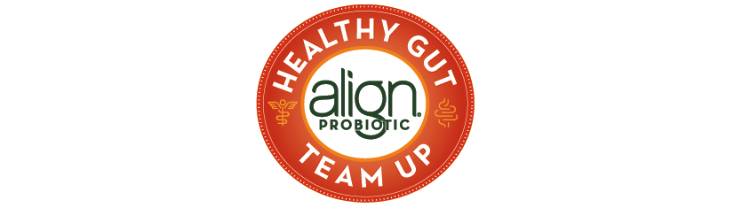 align probiotic. healthy gut team up