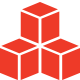 Red Building Blocks Icon