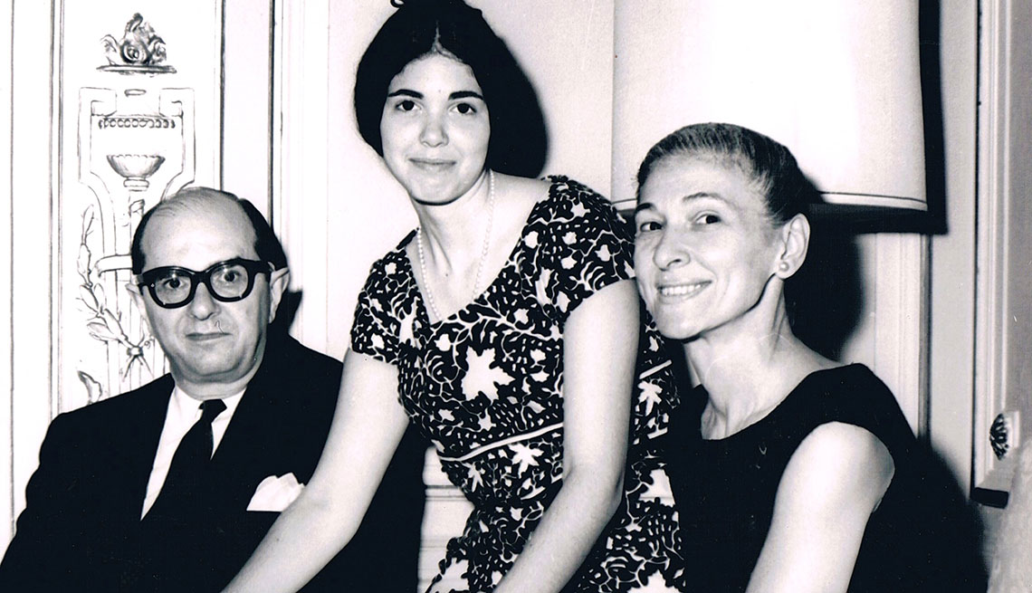 Jane Wolf Frances con sus padres, Jack y Lillian Wolf