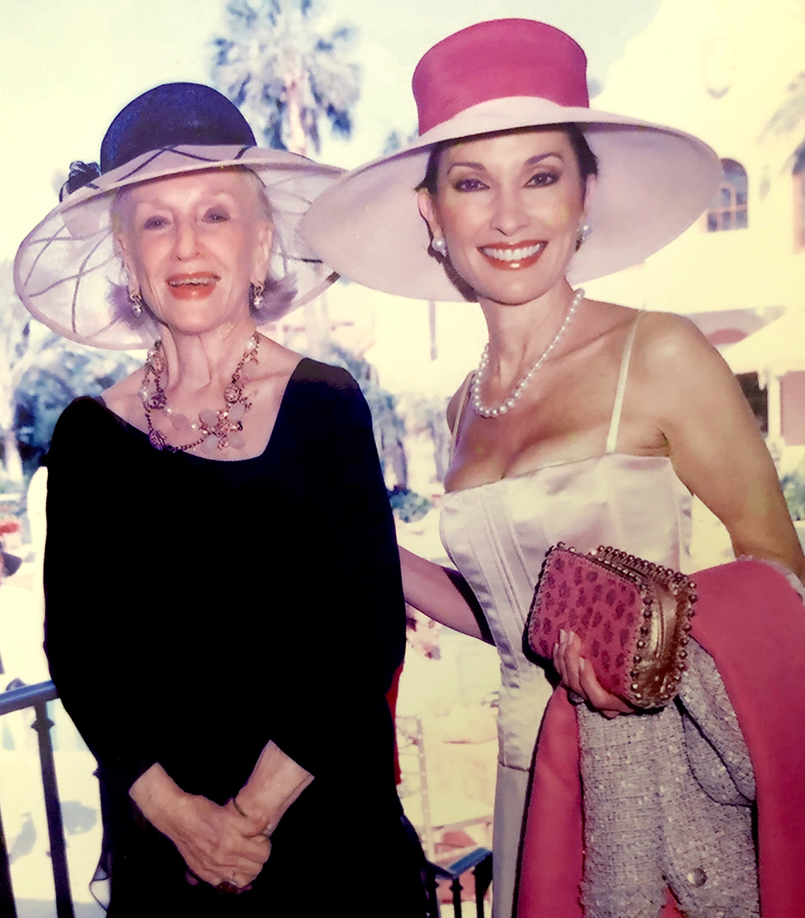Susan Lucci junto a su mamá Jeanette