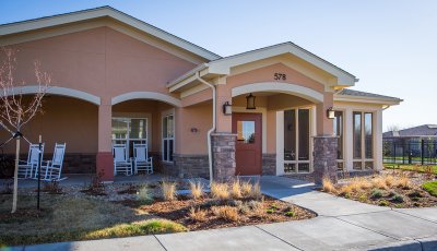 Exterior of Green House home in Colorado.