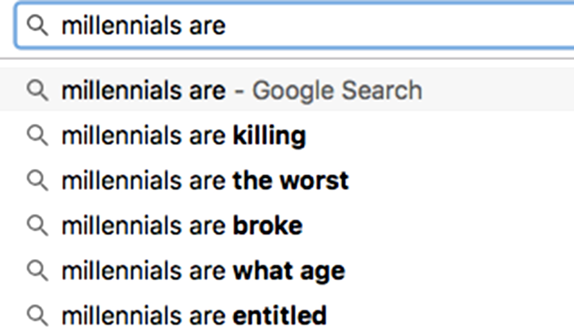 millennial alert,   Et Tu, Google?