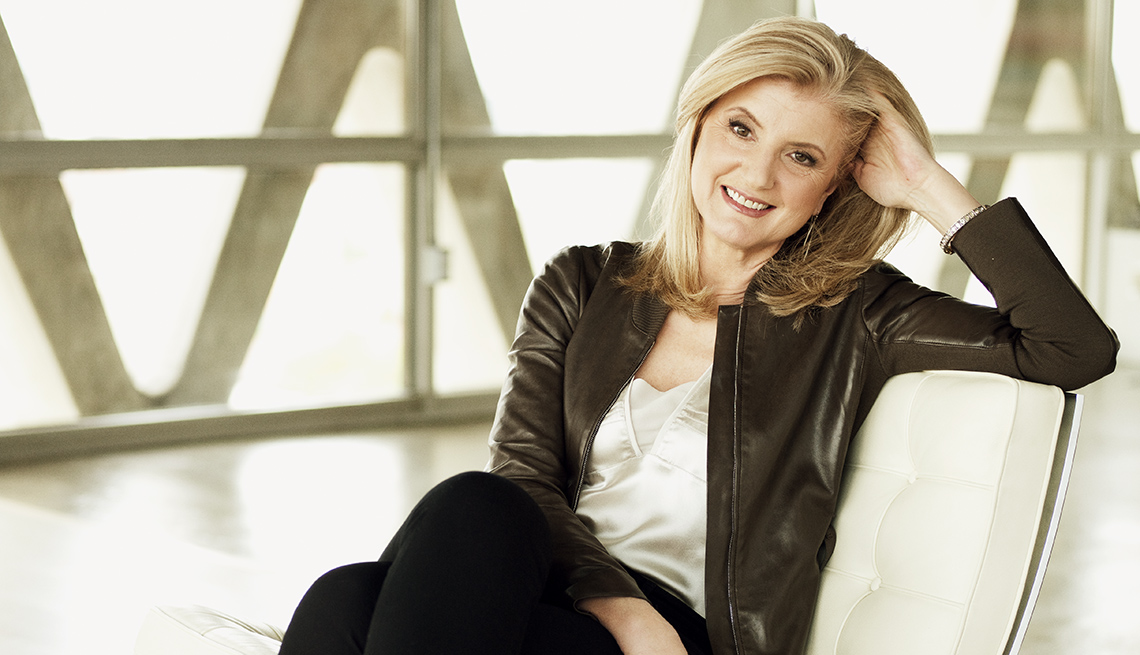 Arianna Huffington, Business Woman, Author, AARP Interview