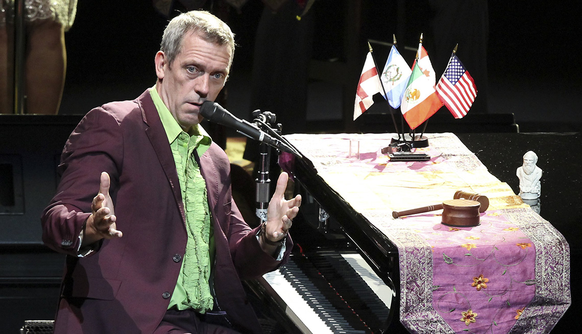 Hugh Laurie, Actor, Performance, On Stage, Concert, Piano, Singer, Actor Rock Stars