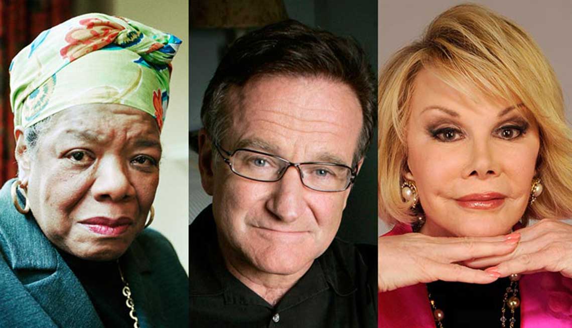 2014 Celebrity Obituaries, Maya Angelou, Robin Williams, Joan Rivers