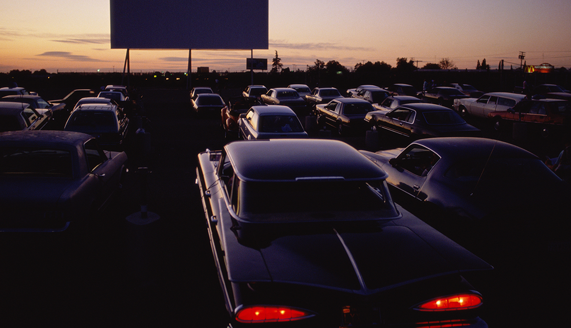You Know You're a Boomer if, cars at a drive-in movie