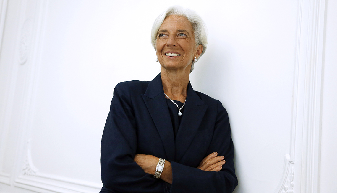 Christine Lagarde, Lawyer, Politician, Celebrity Grey Hairstyles