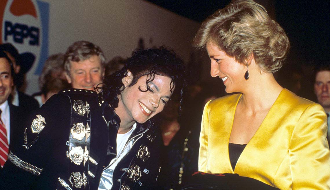 Michael Jackson con Lady Diana