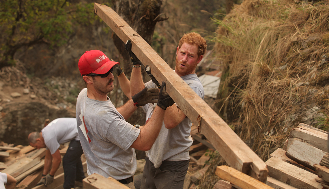 item 18 of Gallery image - Prince Harry volunteers in Nepal