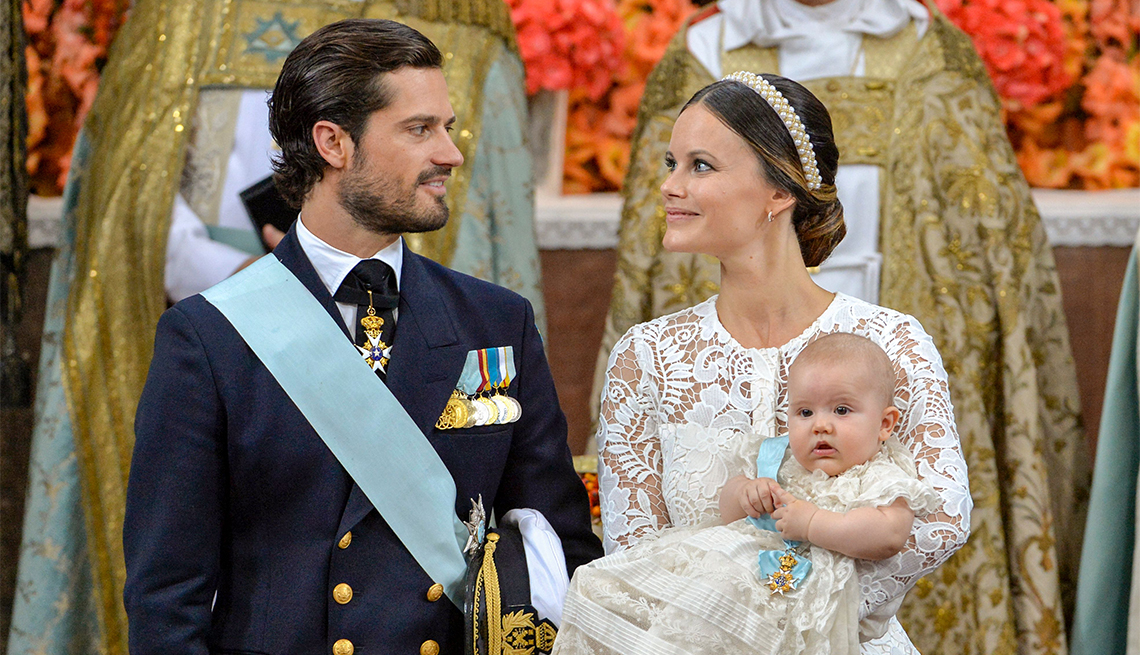 item 10 of Gallery image - Prince Carl Philip of Sweden and Princess Sofia with Prince Alexander