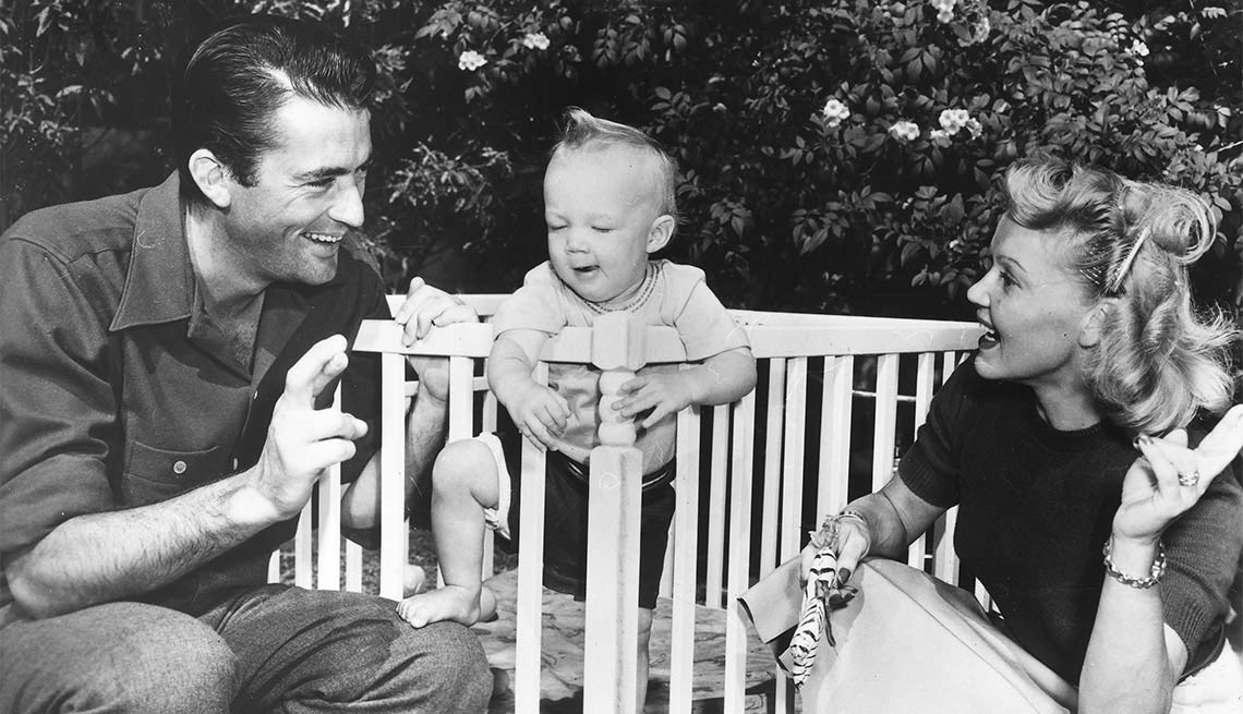 Gregory Peck con su primera esposa Greta Konen - Carrera del actor en Hollywood
