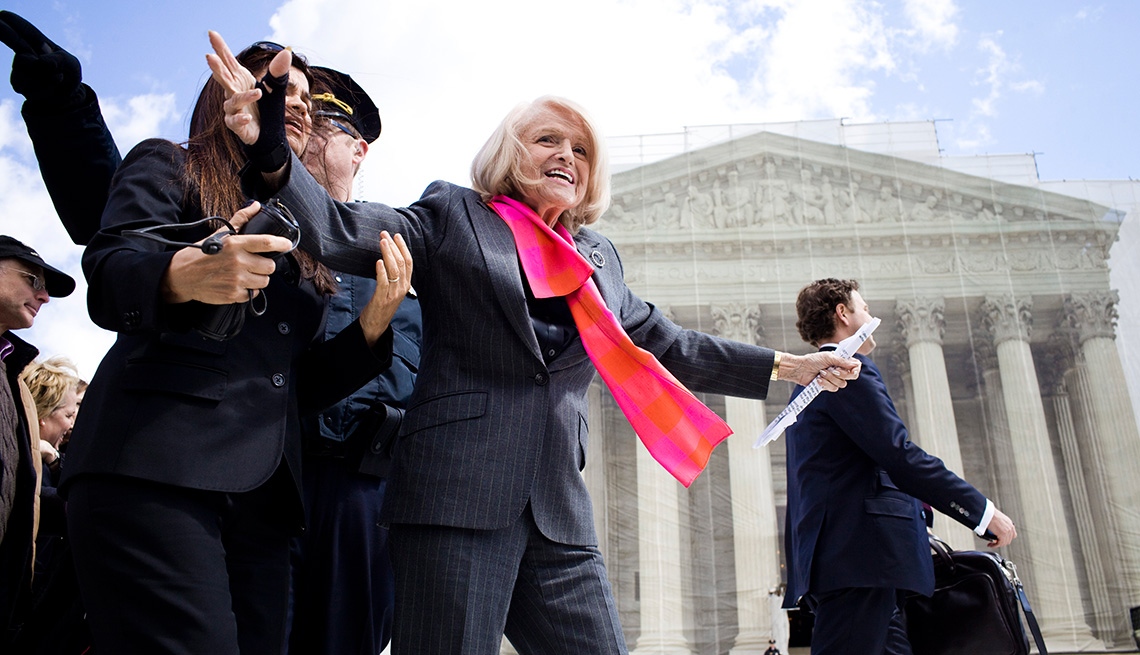 Edith Windsor, Whose Same-Sex Marriage Fight Led to Landmark Ruling, Dies at 88