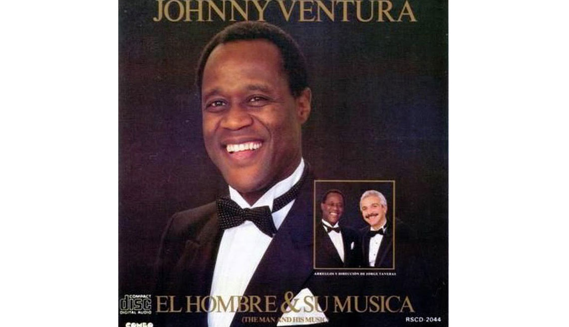 Johnny Ventura y su carrera artística- Portada del disco El hombre y su música