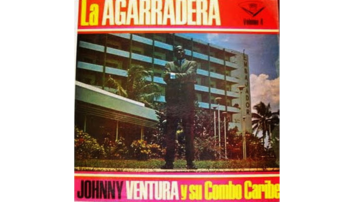 Johnny Ventura y su carrera artística - Portada del disco La agarradera