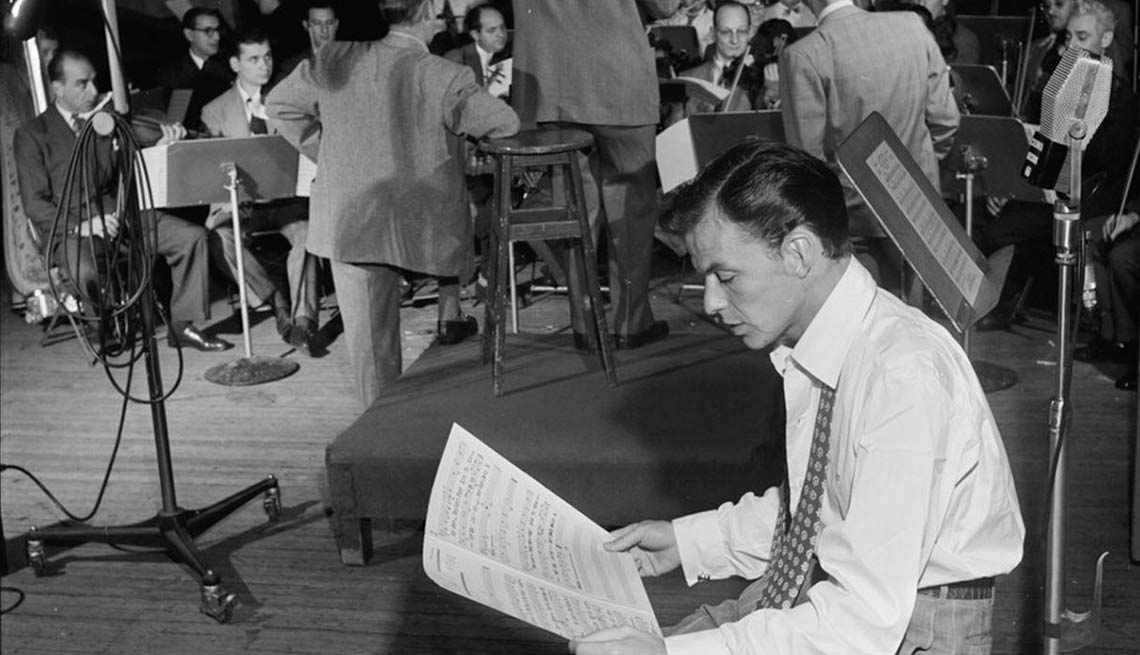 item 4 of Gallery image - Frank Sinatra y Axel Stordahl, en Liederkrantz Hall, New York - 100 años de su natalicio