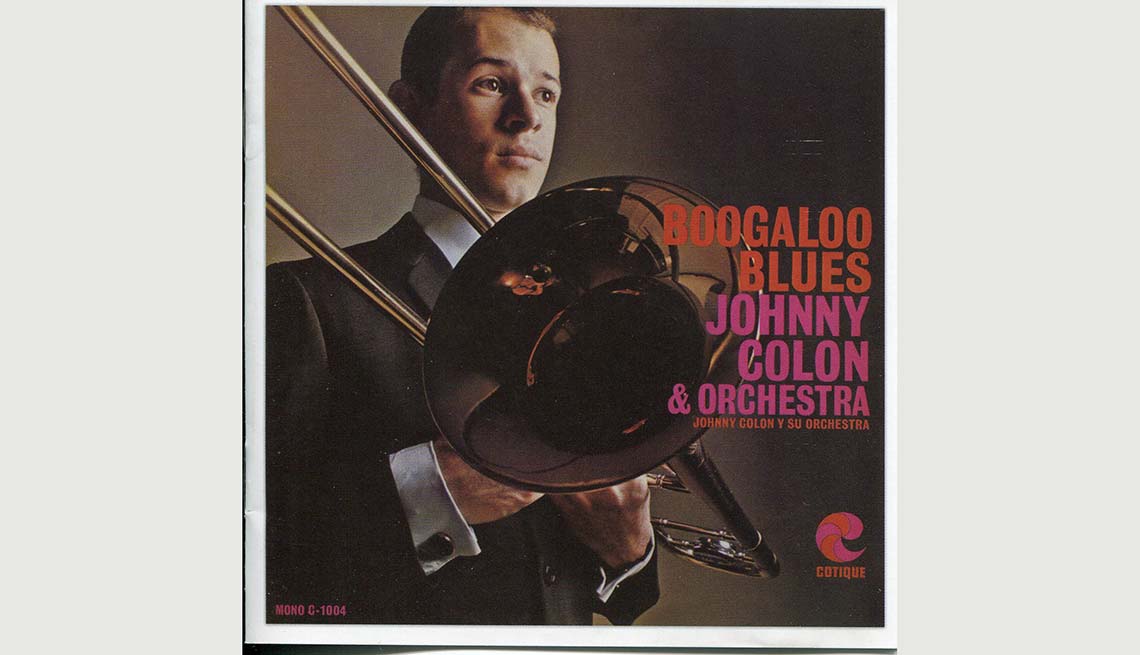 Portada del disco de Johnny Colón y la orquesta Boogaloo Blues - 10 Canciones representativas del Boogaloo
