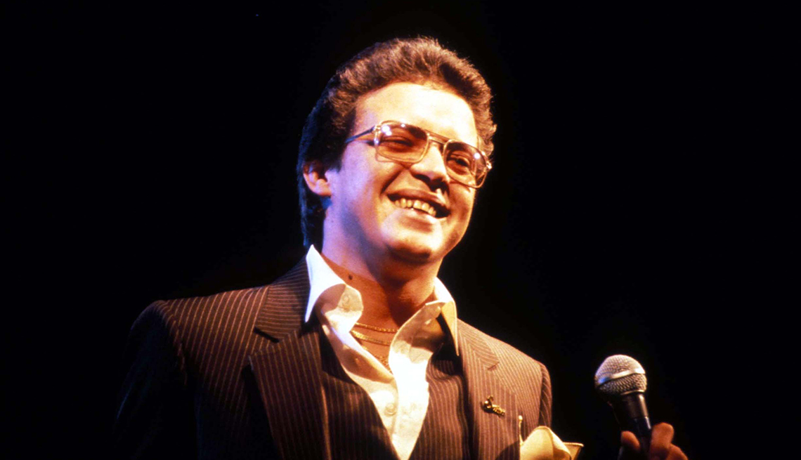Héctor Lavoe foto durante un concierto 