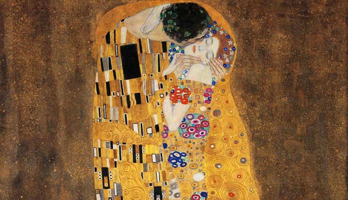 Klimt: El beso - cuadros de artistas famosos que celebran el amor