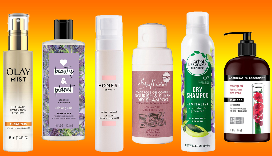 Various fall skin care products 