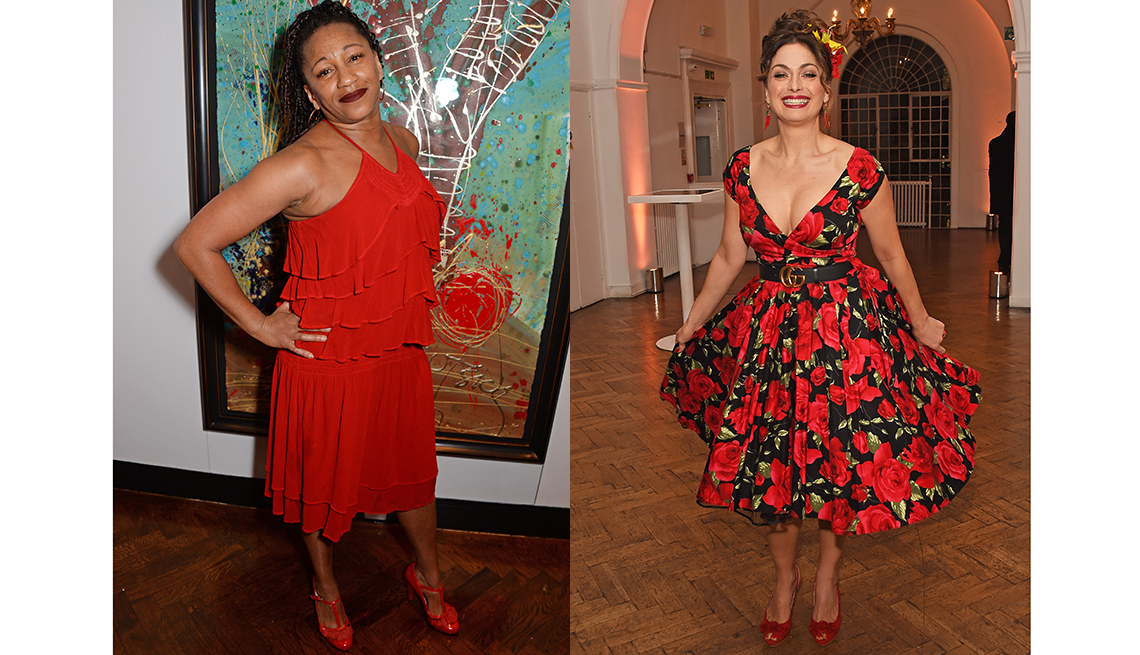 item 11 of Gallery image - Clare Perkins, Tonia Buxton wearing red