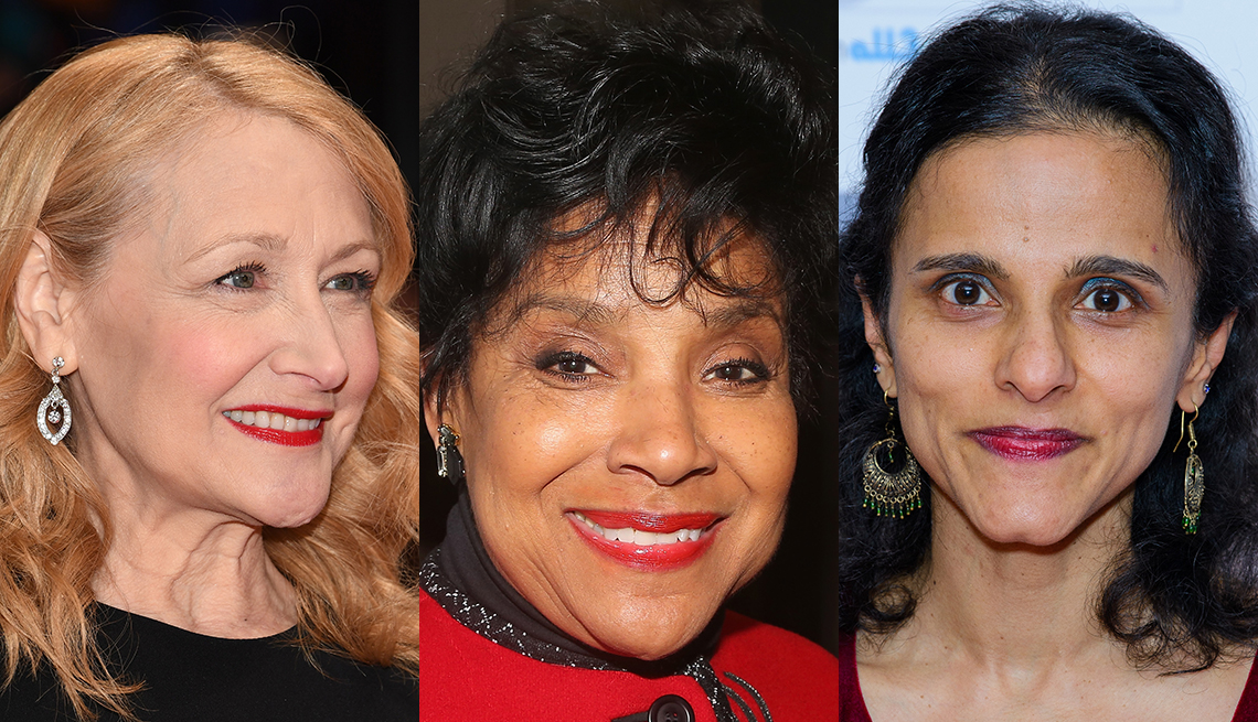item 2 of Gallery image - Patricia Clarkson, Phylicia Rashad, Sheena Kalayil with red lipstick