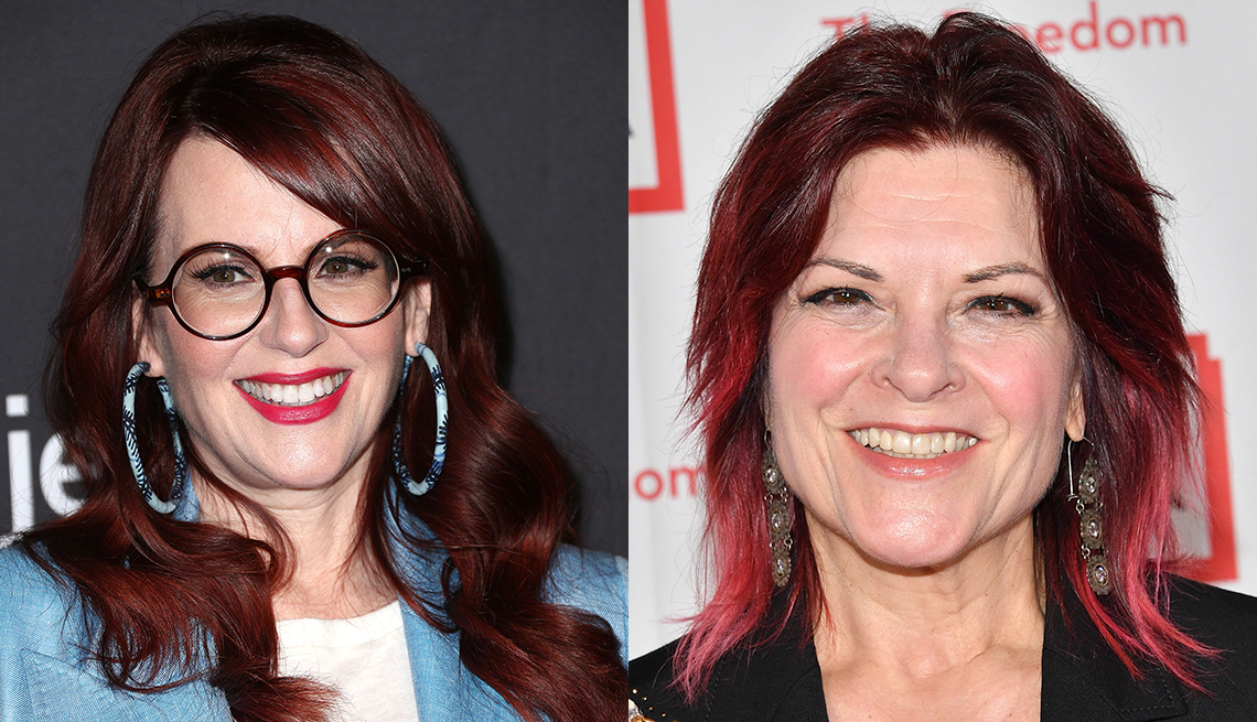 item 7 of Gallery image - Megan Mullally, Rosanne Cash with red hair