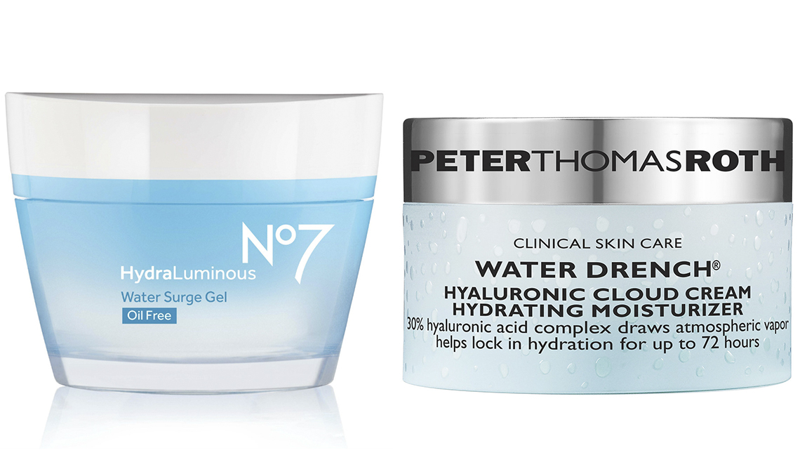 item 9 of Gallery image - No7 Hydraluminous Water Surge Gel, Peter Thomas Roth Water Drench Hyaluronic Cloud Cream 