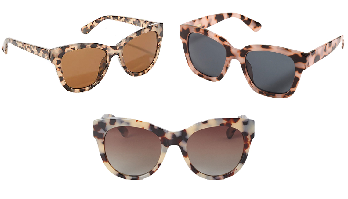 item 2 of Gallery image - Gafas de sol estilo ojo de gato LOFT (arriba, a la izq.); gafas de sol J.Crew con marcos D (arriba, a la der.); gafas de sol polarizadas H&M (abajo)