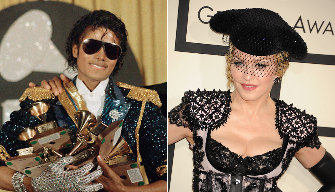 Michael Jackson y Madonna.