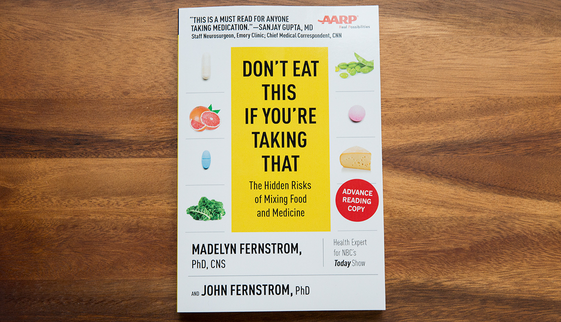 Book cover of the title "Don't Eat This If You're Taking That"