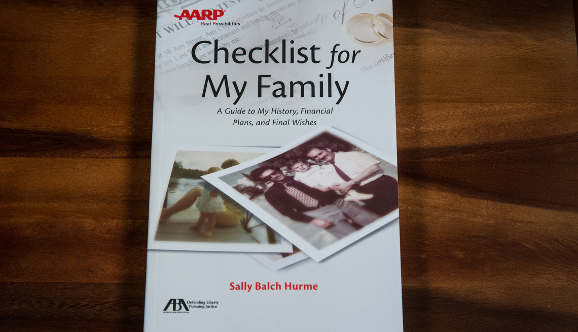 Checklist for My Family, AARP Books