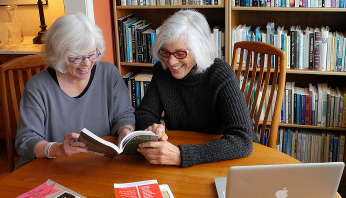 Nan Fink Gefen and Sandra Butler, authors of 'It Never Ends: Mothering Middle-aged Daughters'