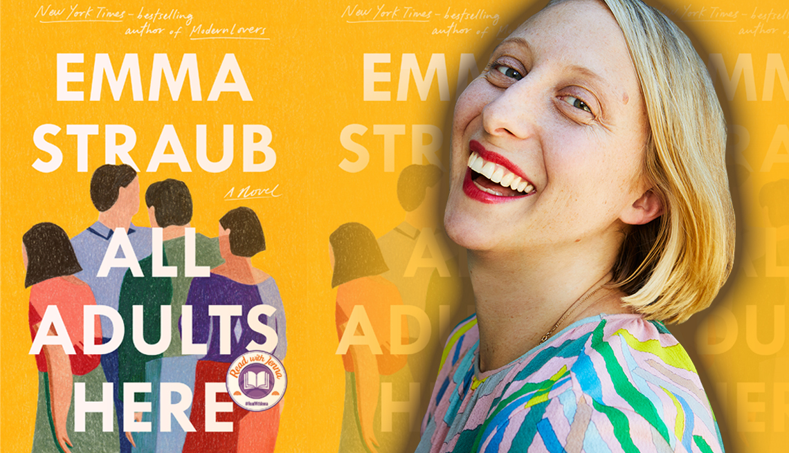 author emma straub and her new book titled all adults here