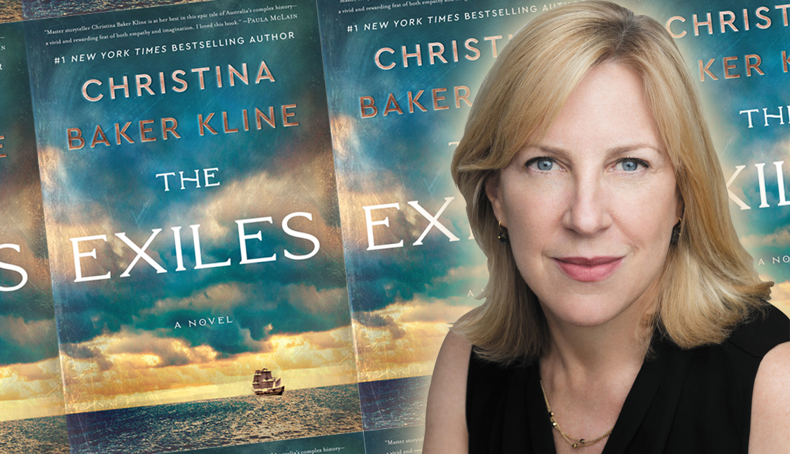author christina baker kline and her latest novel the exiles