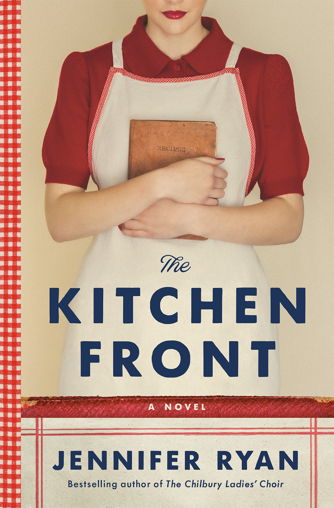 Portada del libro The Kitchen Front de Jennifer Ryan.