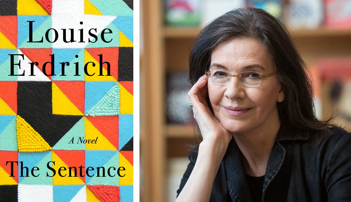 left the novel the sentence right a photo of author louise erdrich