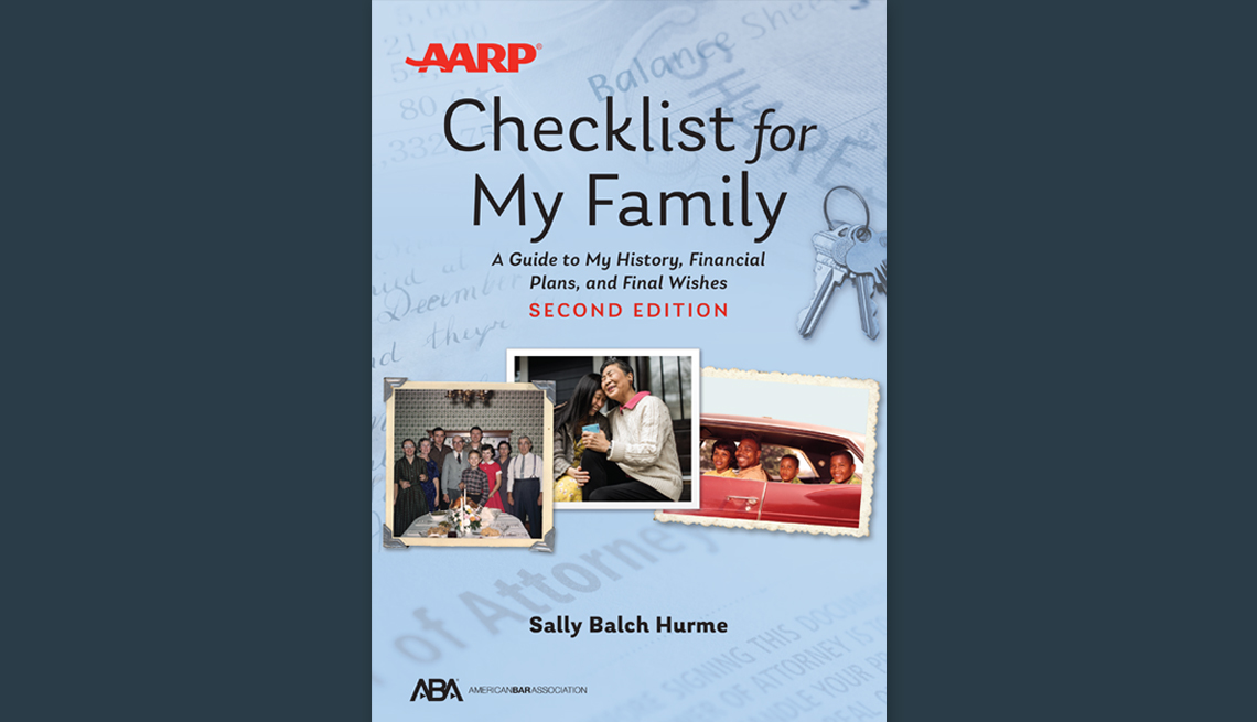 cover of the book checklist for my family by sally balch hurme