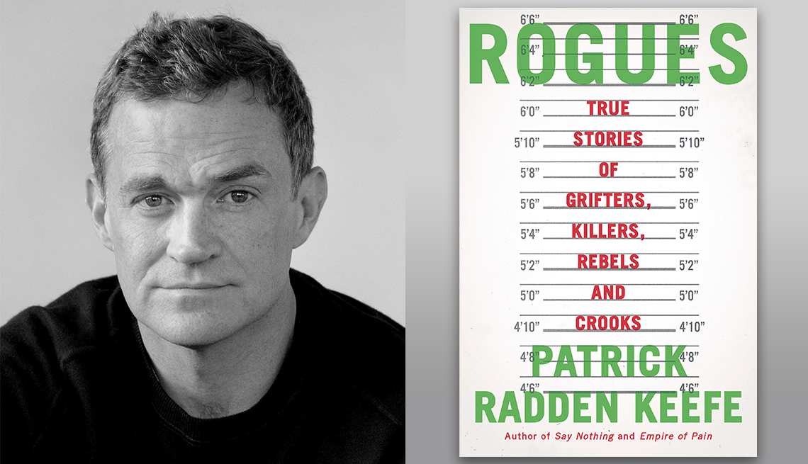 author patrick radden keefe and his book rogues true stories of grifters killers rebels and crooks