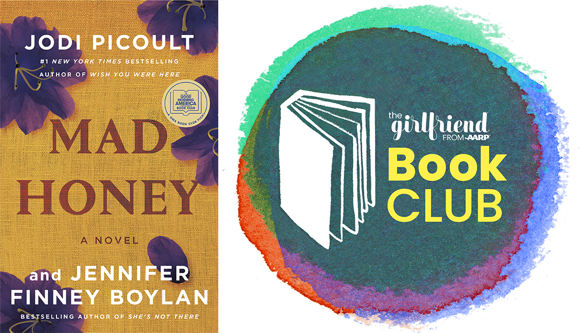 left mad honey by jodi picoult right the a a r p the girlfriend book club logo