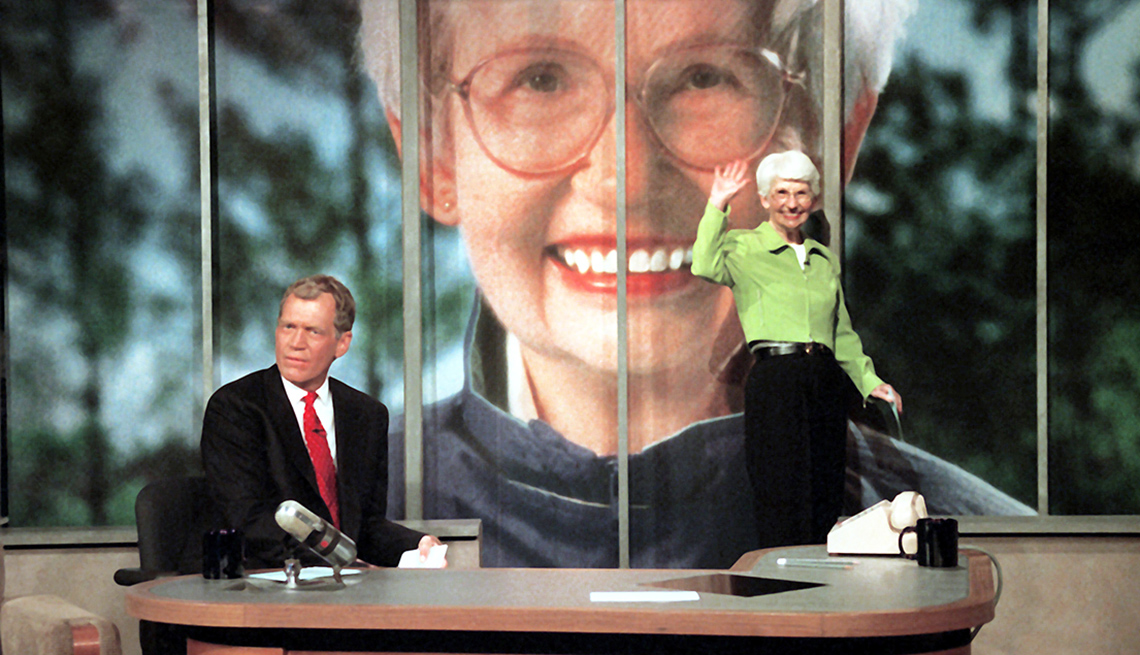 Dorothy Mengering on the Late Show with David Letterman in 1997