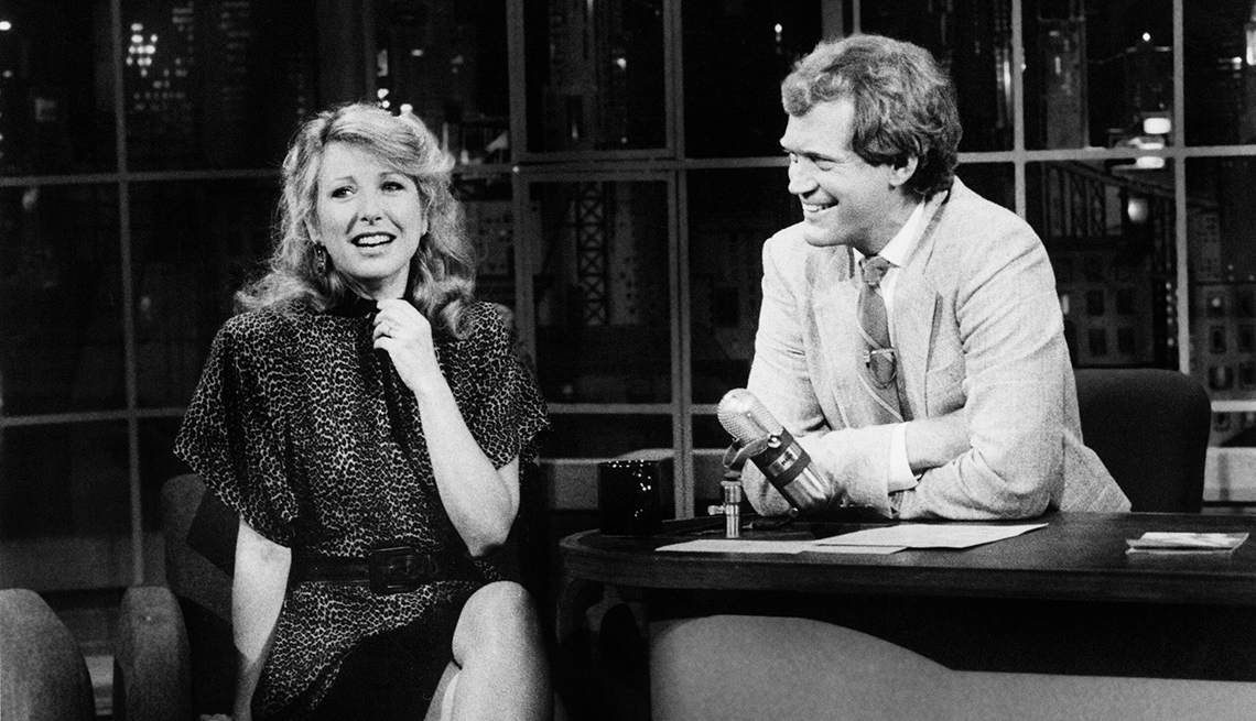 Teri Garr on the Late Show with David Letterman in 1985