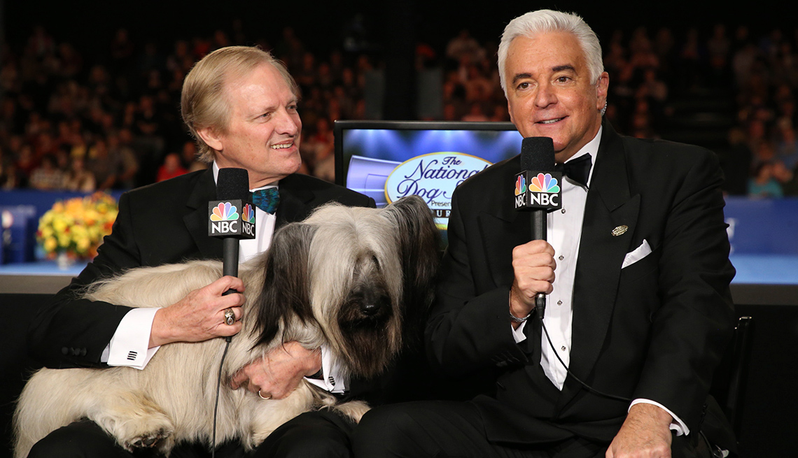 David Frei and John O'Hurley host The National Dog Show Presented by Purina in 2016